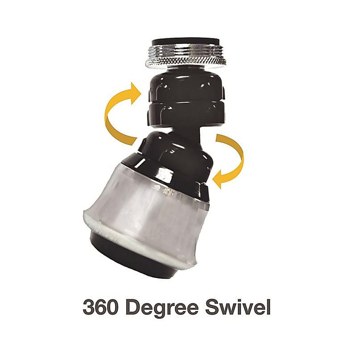 Danco - 9D00010500 - Dual Thread 15/16 In.- 27M X 55/64 In.-27f Chrome Swivel Sprayrator