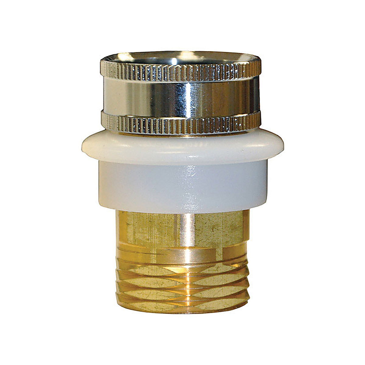 Danco - 9D00010518 - Dual Thread 3/4 In. X 3/4 In. Chrome Plated Aerator Adapter