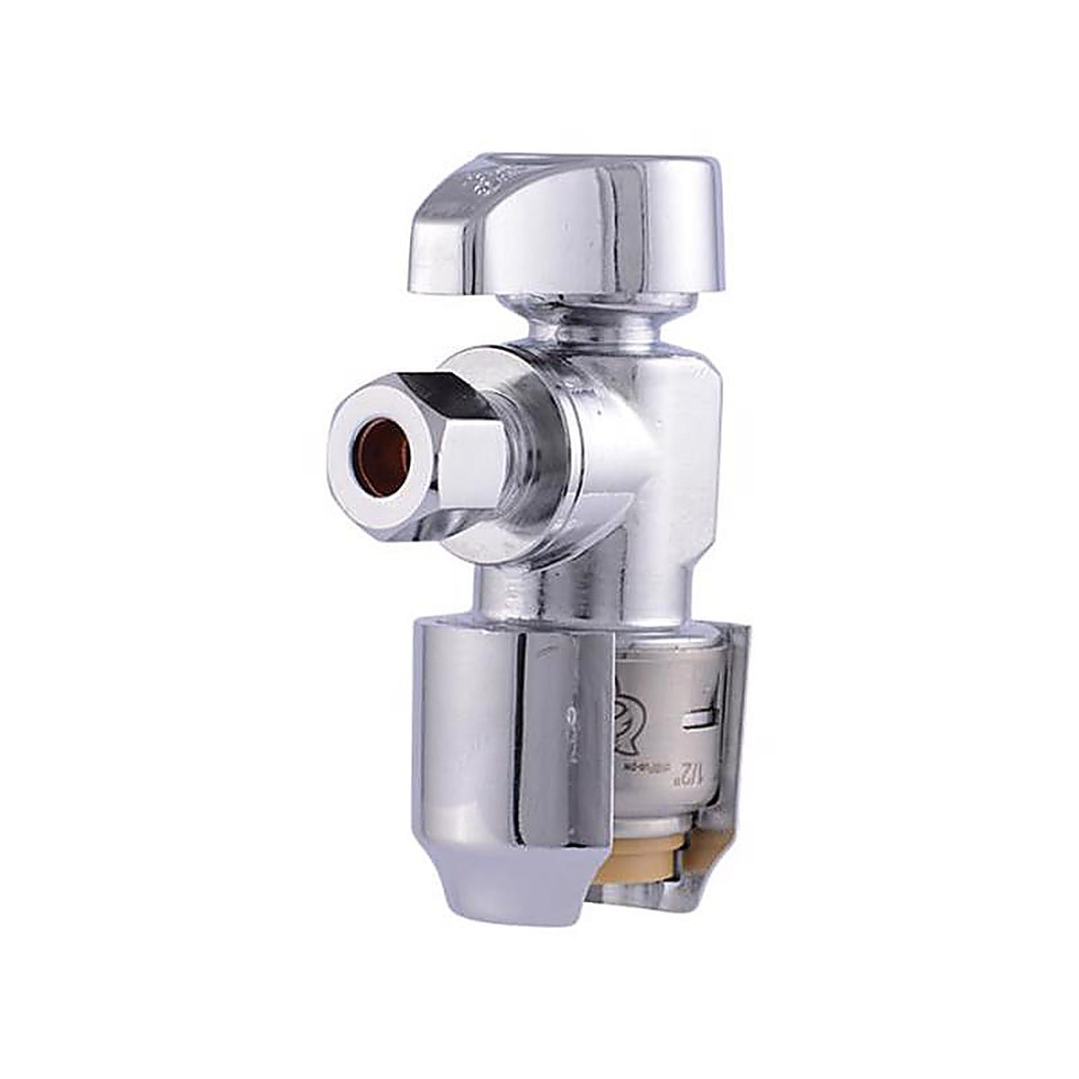 SharkBite 23336-0000LF 1/2 in. PTC x 1/4 in. Brass Stop Valve