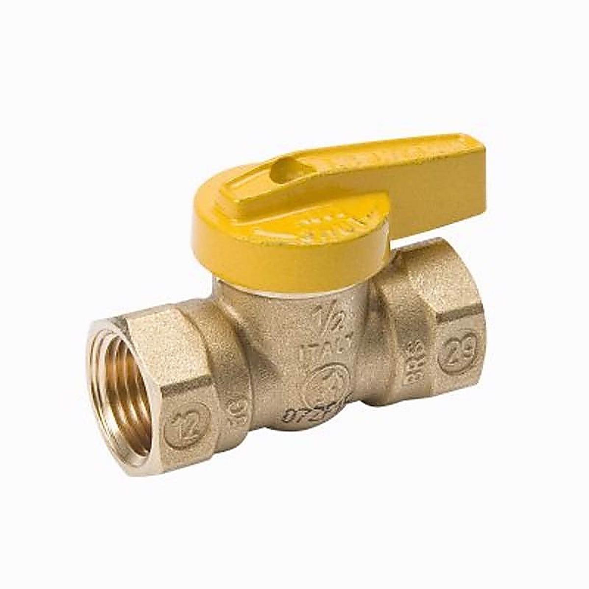 Homewerks VGV1LHB2 3/8 in. Brass FIP Gas Ball Valve