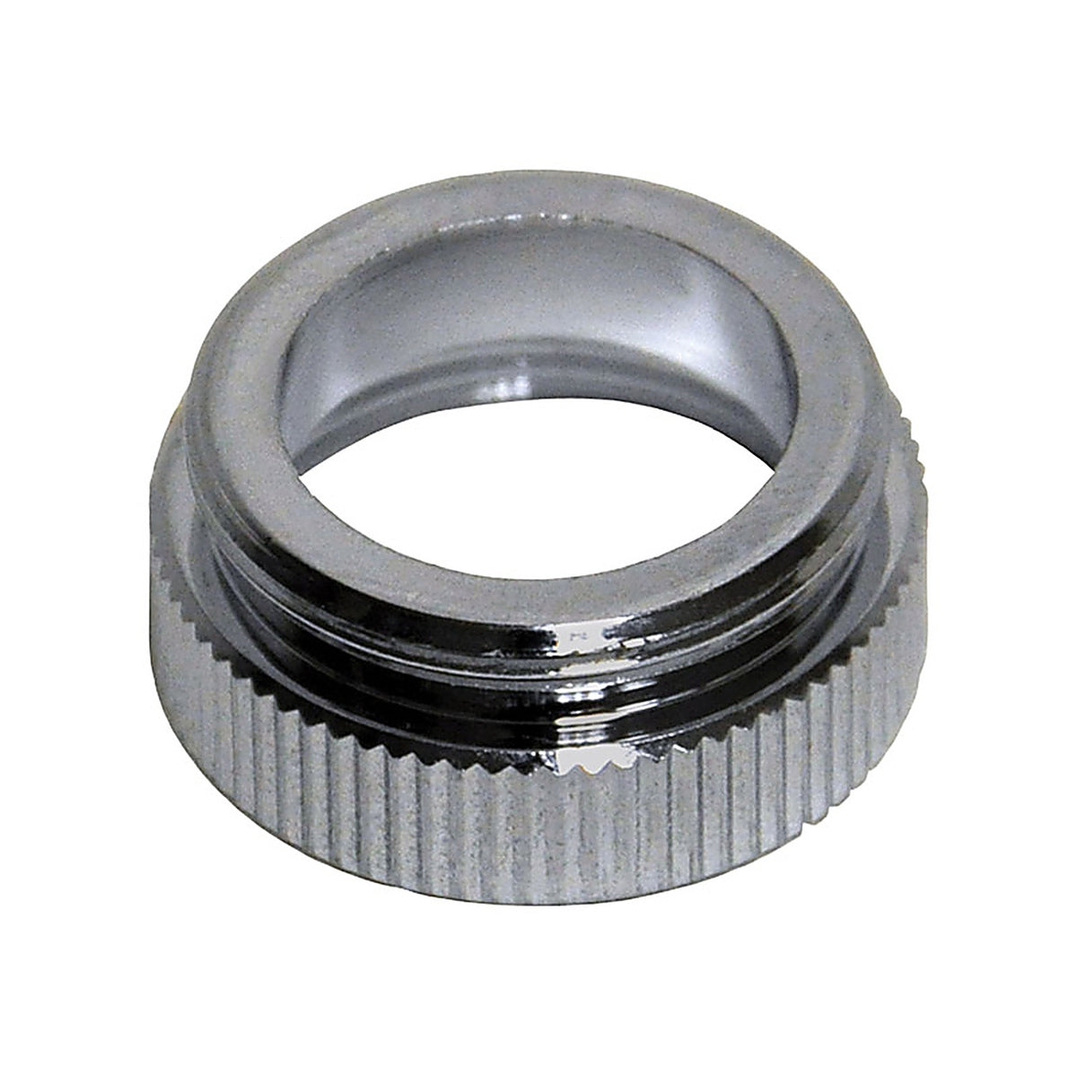 Danco 9D00010510 Male Thread 55/64 in.-27M x 13/16 in.-24F Chrome Plated Aerator Adapter