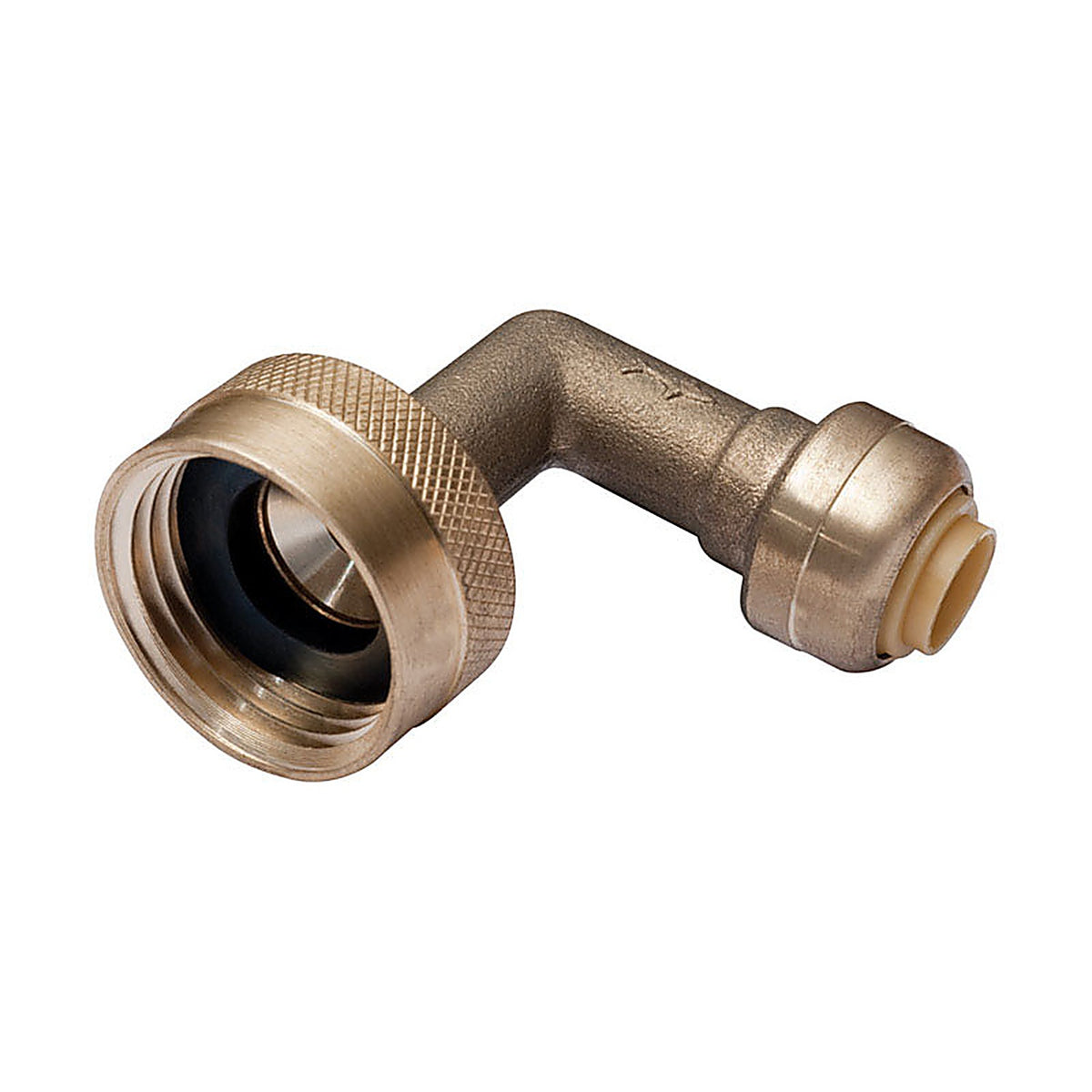 SharkBite U2276LFA 1/4 in. 3/4 in. Dia. x Push Brass Dishwasher Elbow FPT Push to Connect