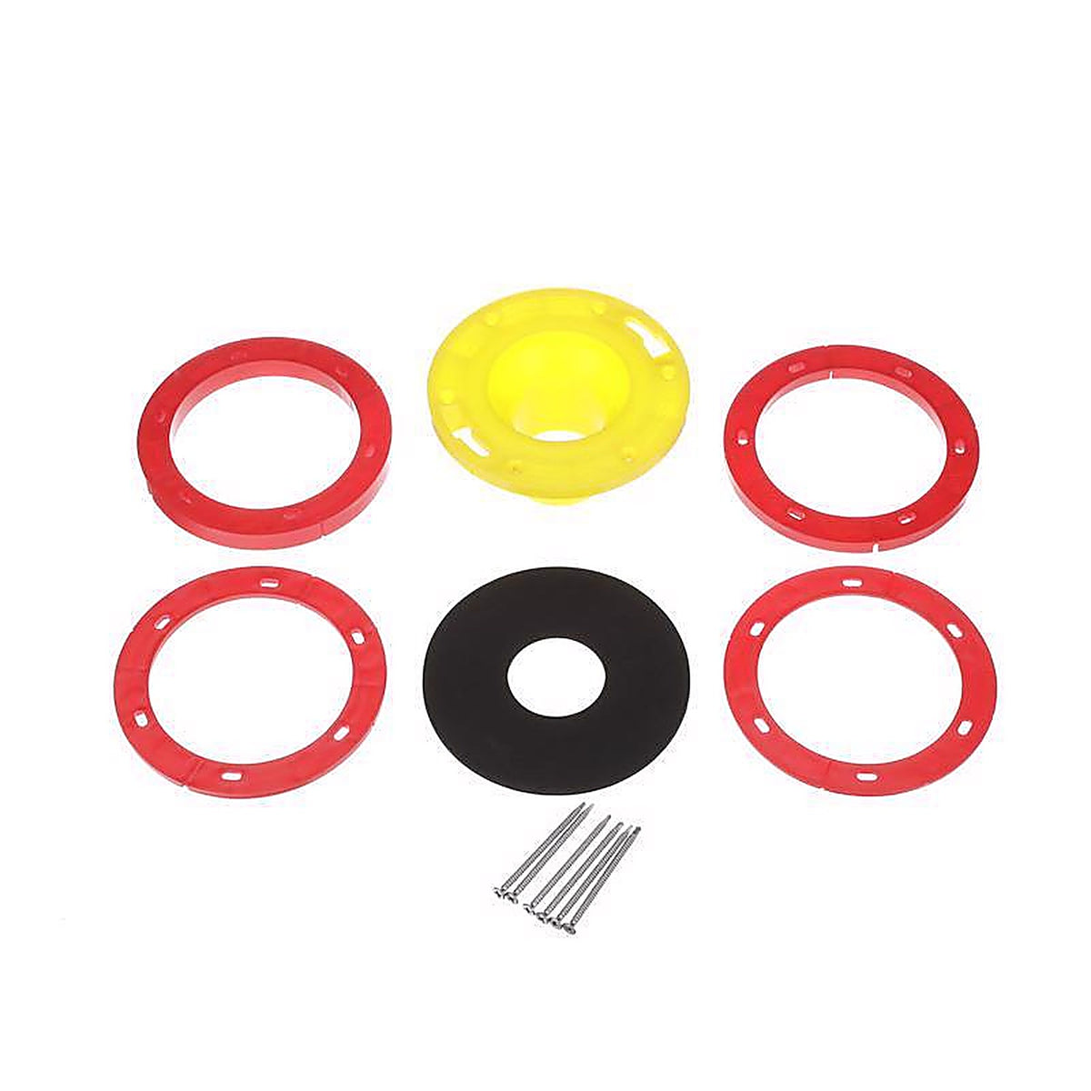 Oatey 43400 Set-Rite Toilet Flange Extender Kit Red
