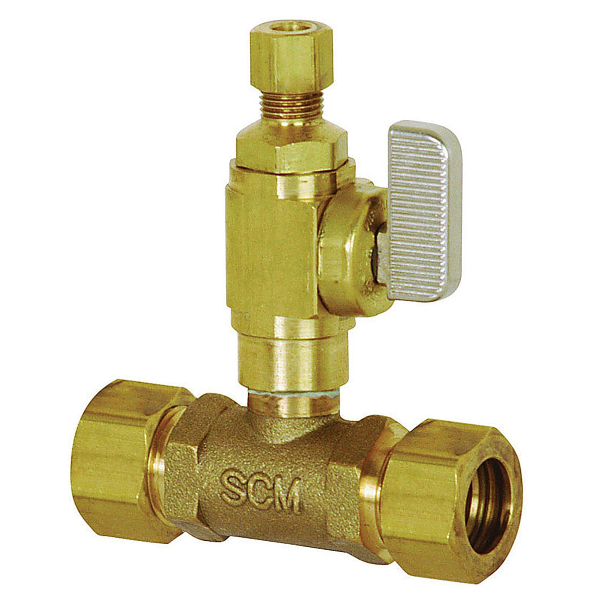 Sioux Chief - 601-G20CV - Add-A-Line 5/8 In. Brass Compression Ball Valve Full Port Quarter-Turn Lever for Water