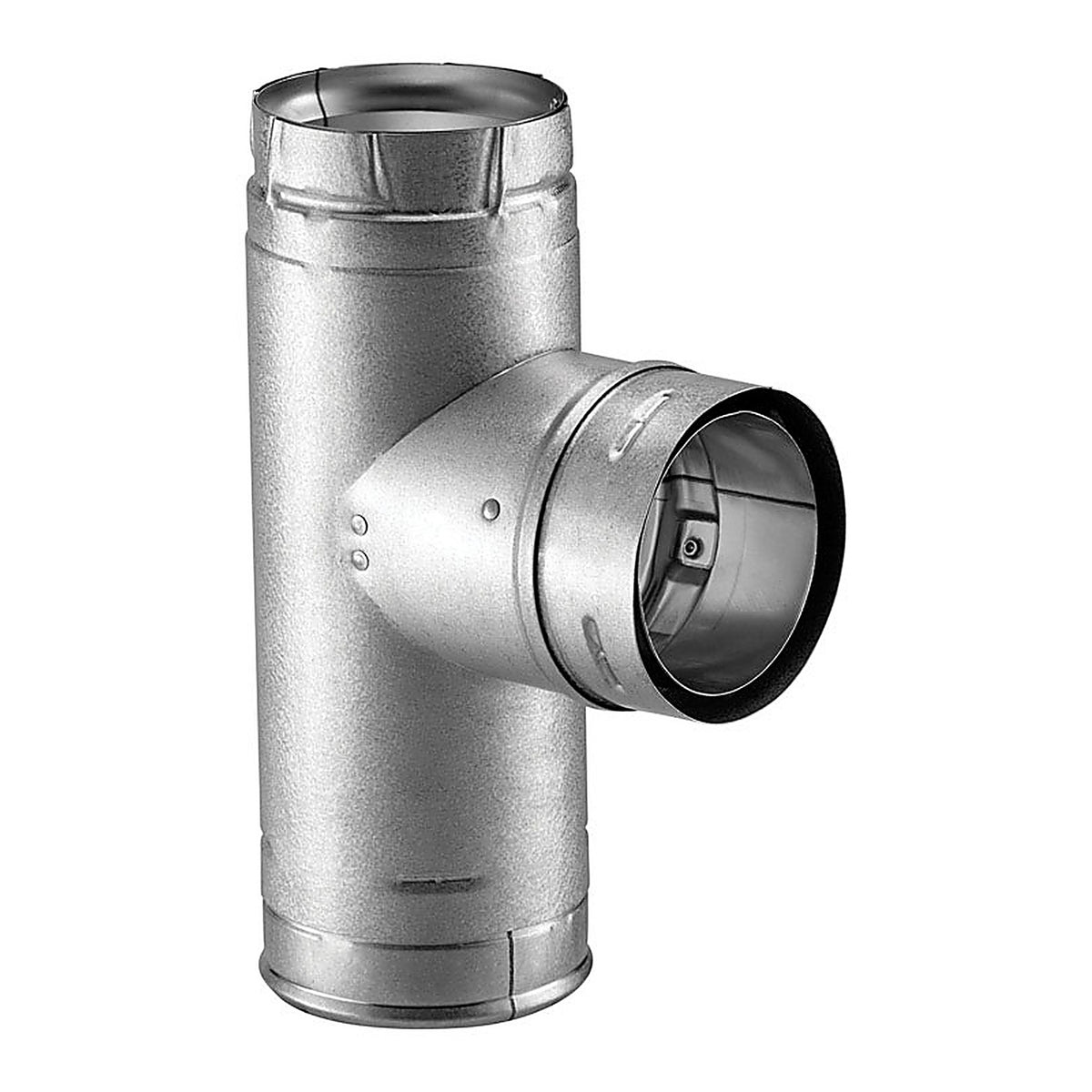 DuraVent 4PVL-TR 4 in. D Galvanized/Stainless Steel Twist Lock Clean-Out Tee Cap