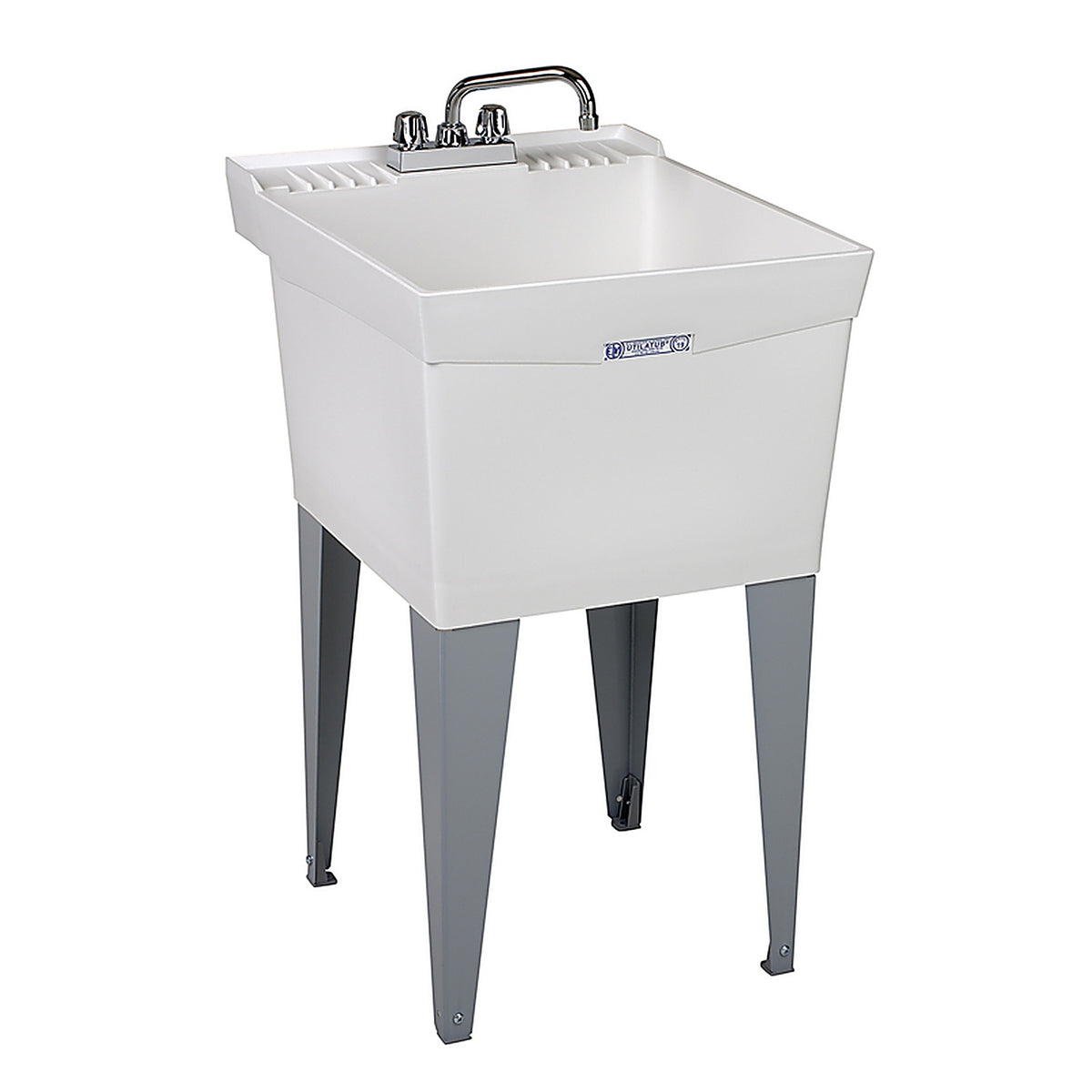 Mustee - 19CF - Utilatub 20 In. W X 24 In. D Single Thermoplastic Utility Tub Kit
