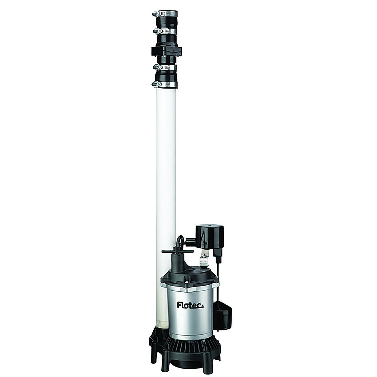 Flotec - FPZS50RP - Easy Sump 1/2 HP 4200 GPH Zinc Vertical Float Switch AC Submersible Sump Pump 8 Ft