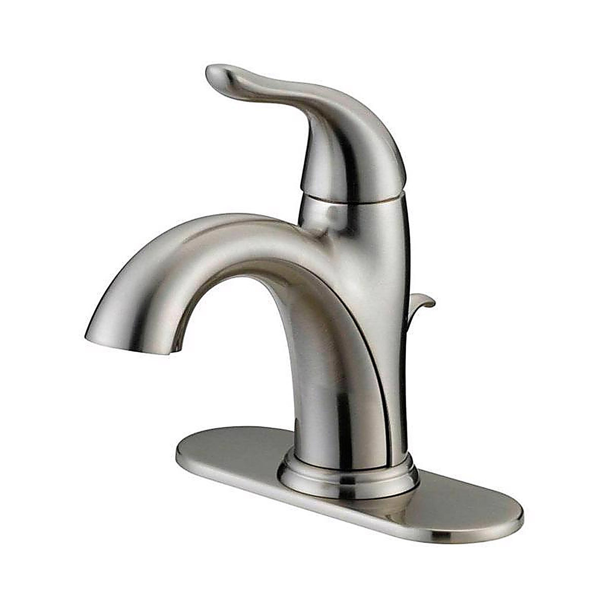 OakBrook 67510W-6104 Pacifica Brushed Nickel Single Handle Lavatory Pop-Up Faucet 4 in.