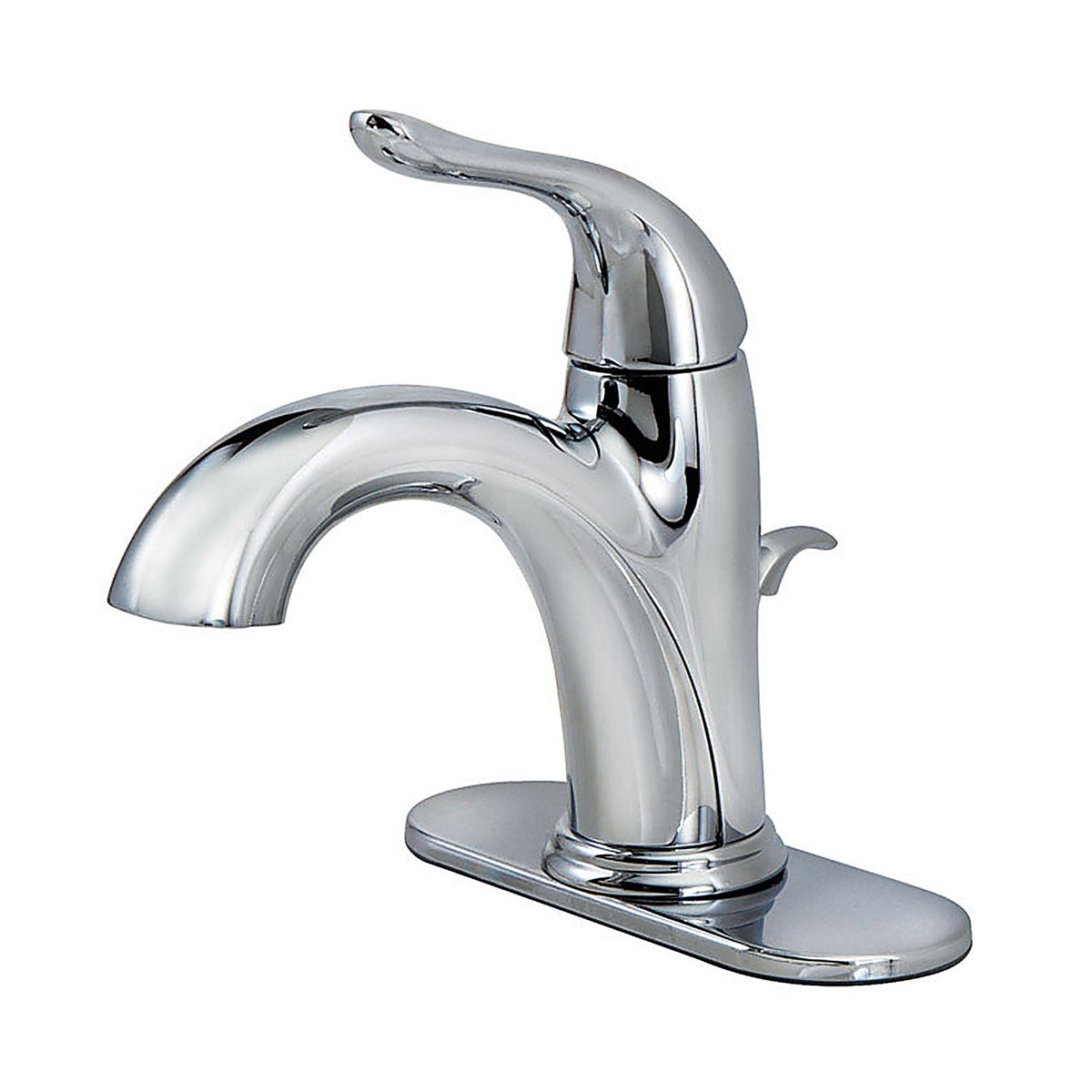 OakBrook 67510W-6101 Pacifica Chrome Single Handle Lavatory Pop-Up Faucet 4 in.