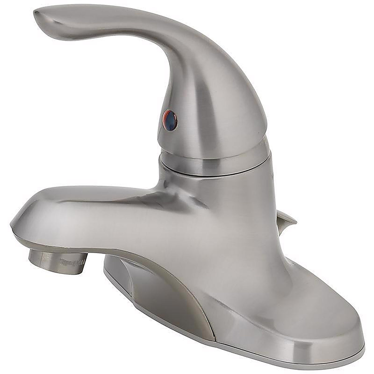 OakBrook 65480W-6204 Coastal Brushed Nickel Single Handle Lavatory Pop-Up Faucet 4 in.