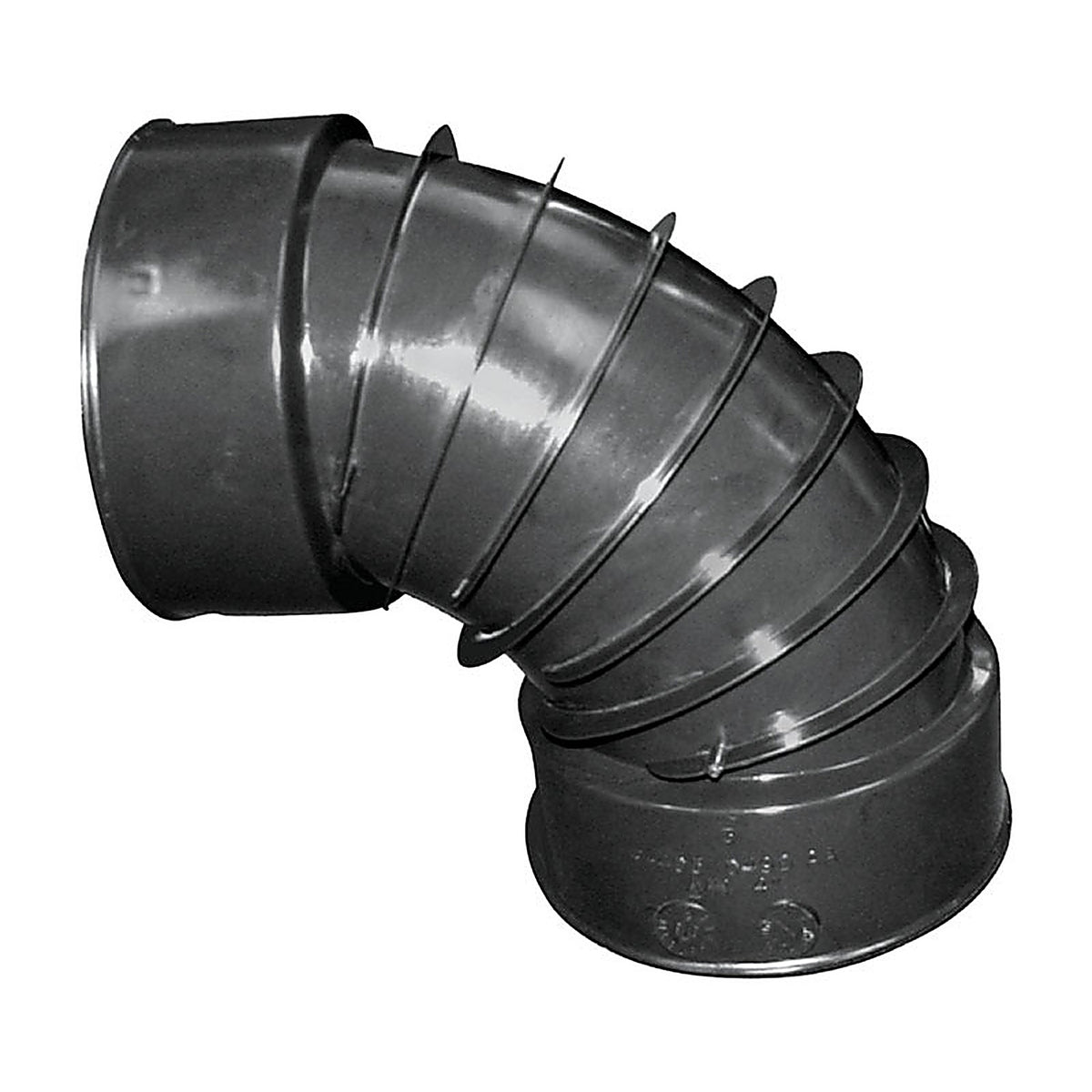 Advanced Drainage Systems 0390AA 3 in. Snap x 3 in. Dia. Snap Polyethylene 90 Degree Elbow