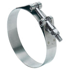 Ideal 300100275553 Tridon 2-3/4 in to 3-1/16 in. SAE 275 Silver Hose Clamp Stainless Steel Band T-Bolt