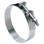 Ideal 300100325553 Tridon 3-1/4 in. 3-9/16 in. 325 Silver Hose Clamp Stainless Steel Band T-Bolt