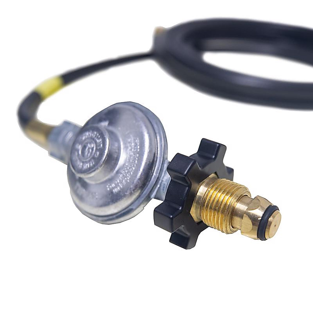 Mr. Heater F273072 3/8 in. Dia. x 12 foot ft. L Brass/Plastic Female Flare x Excess Flow Soft Nose P.O.L.