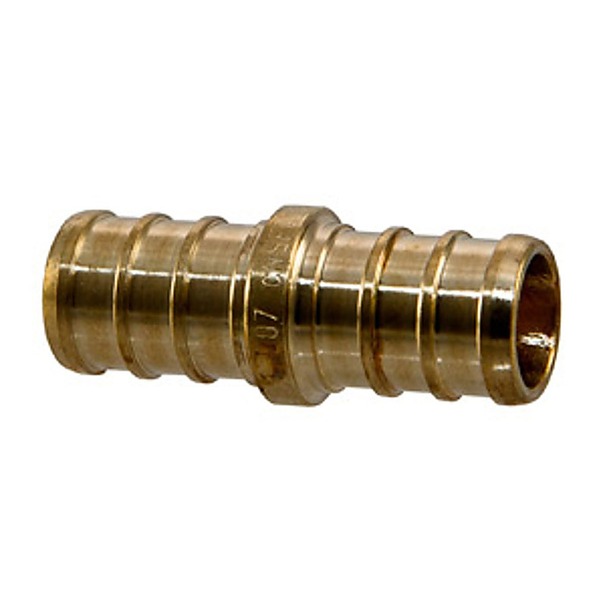 SharkBite UC006LFA 3/8 in. PEX x 3/8 in. Dia. PEX Brass Coupling