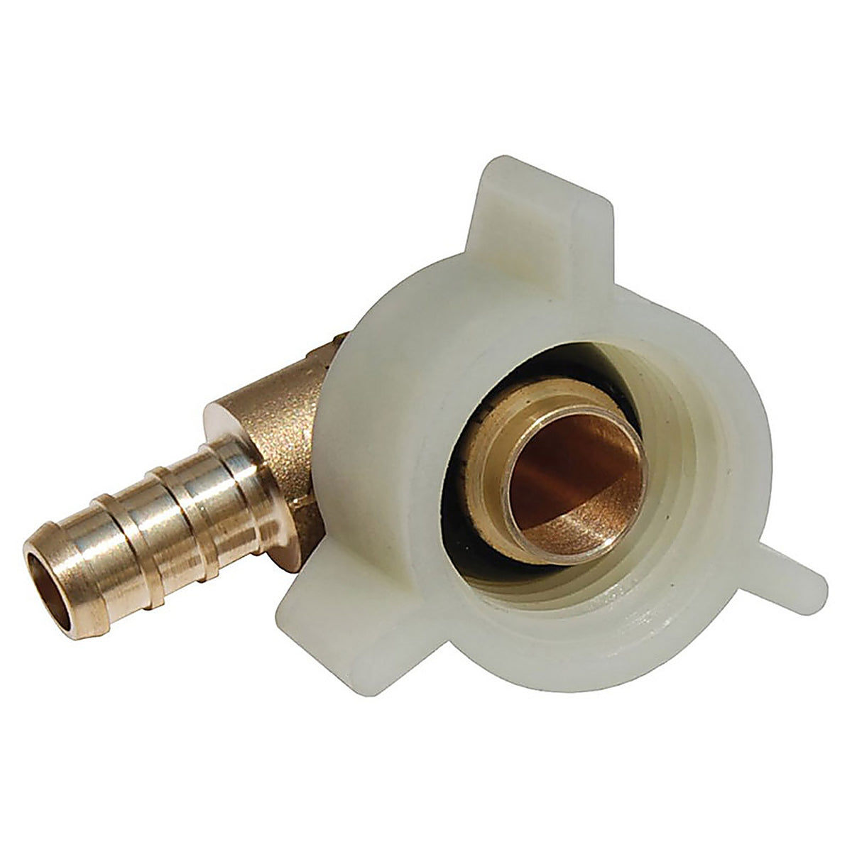SharkBite UC531LFA 3/8 in. PEX x 1/2 in. Dia. FPT Brass Elbow