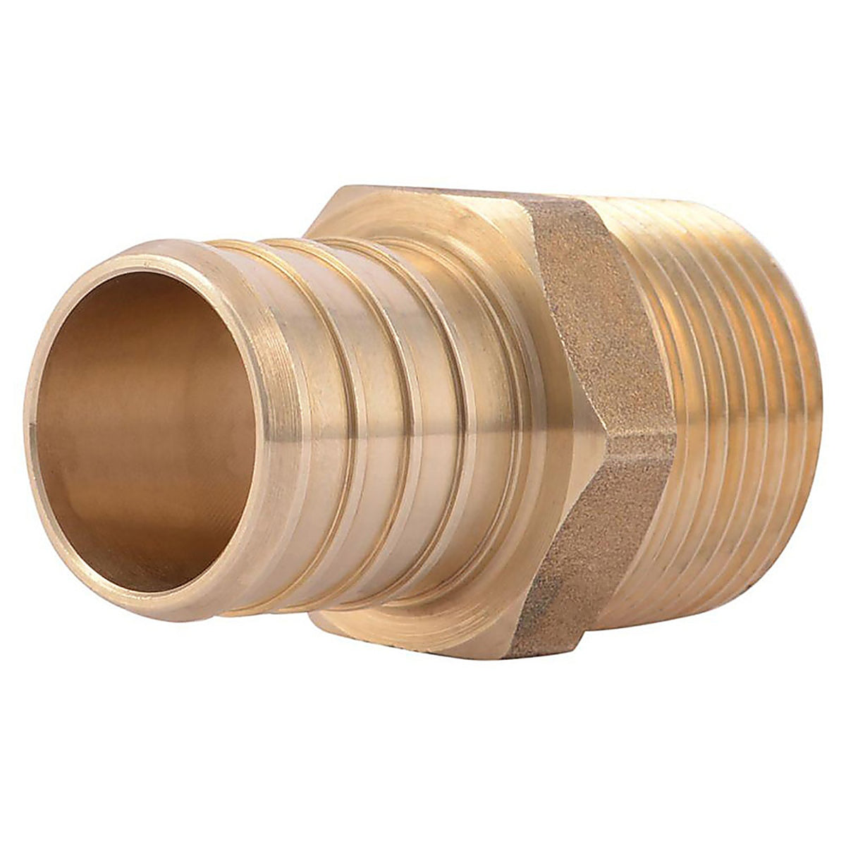 SharkBite UC142LFA 1 in. PEX Barb X 3/4 in. D MNPT Brass Male Adapter