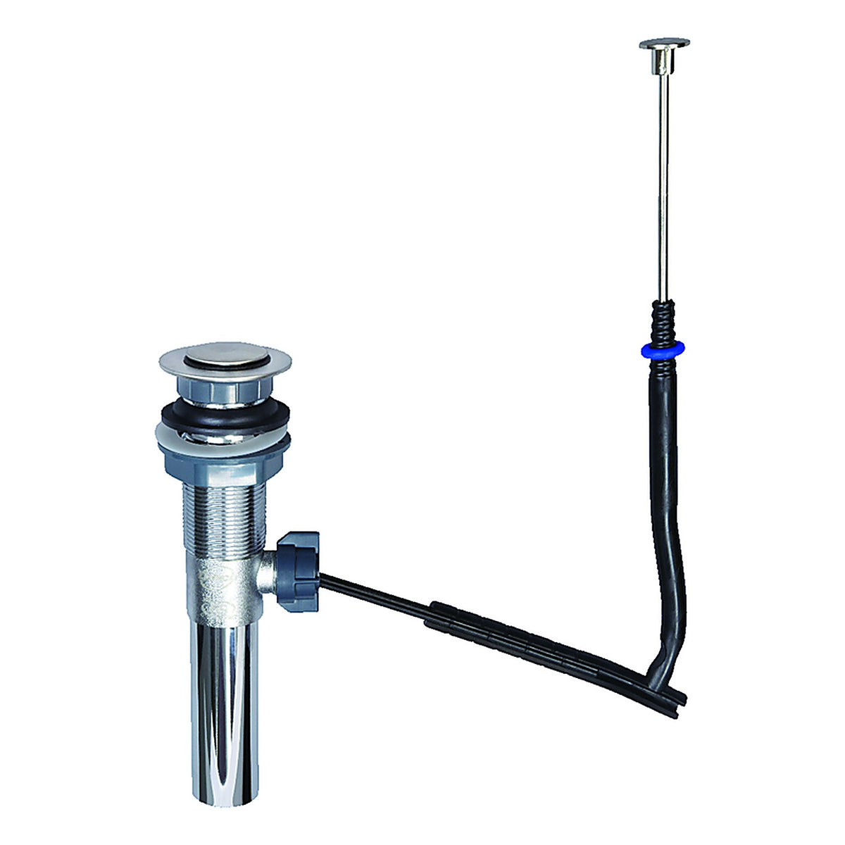 Danco 9D0010695X EZ Connect 1-1/4 in. D Nickel Pop-Up Lavatory Drain