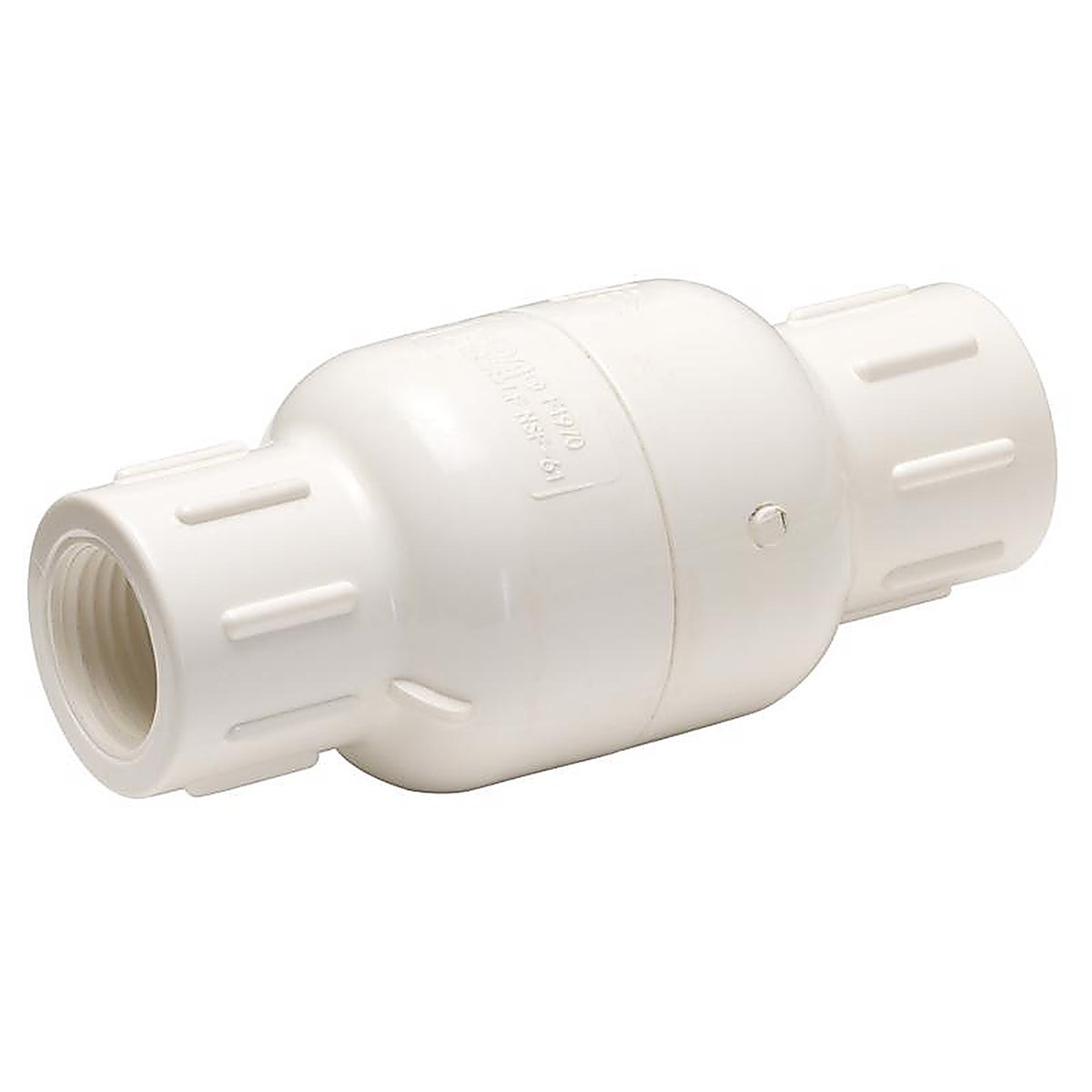 Homewerks VCKP40B5B 1 in. D X 1 in. D FIP PVC Spring Loaded Check Valve