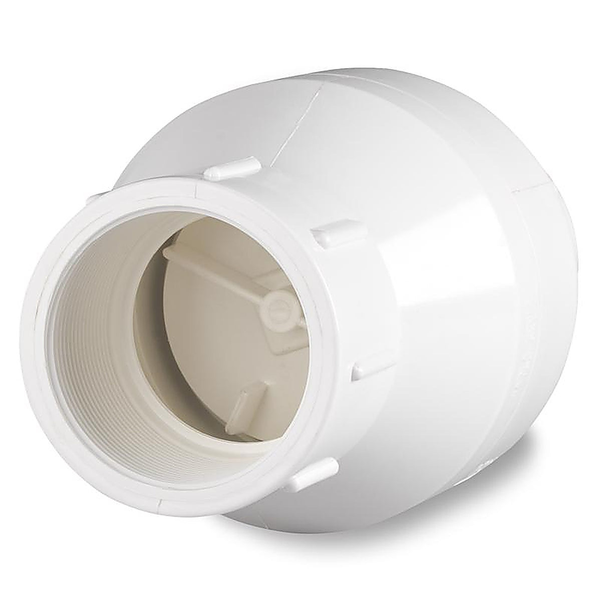 Homewerks VCKP40B8B 2 in. D X 2 in. D FIP PVC Spring Loaded Check Valve