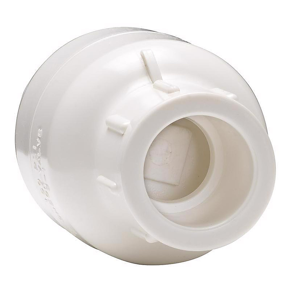 Homewerks VCKP40E3B 1/2 in. D X 1/2 in. D Solvent PVC Spring Loaded Check Valve
