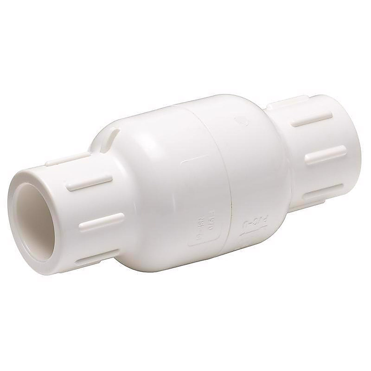Homewerks VCKP40E5B 1 in. D X 1 in. D Solvent PVC Spring Loaded Check Valve