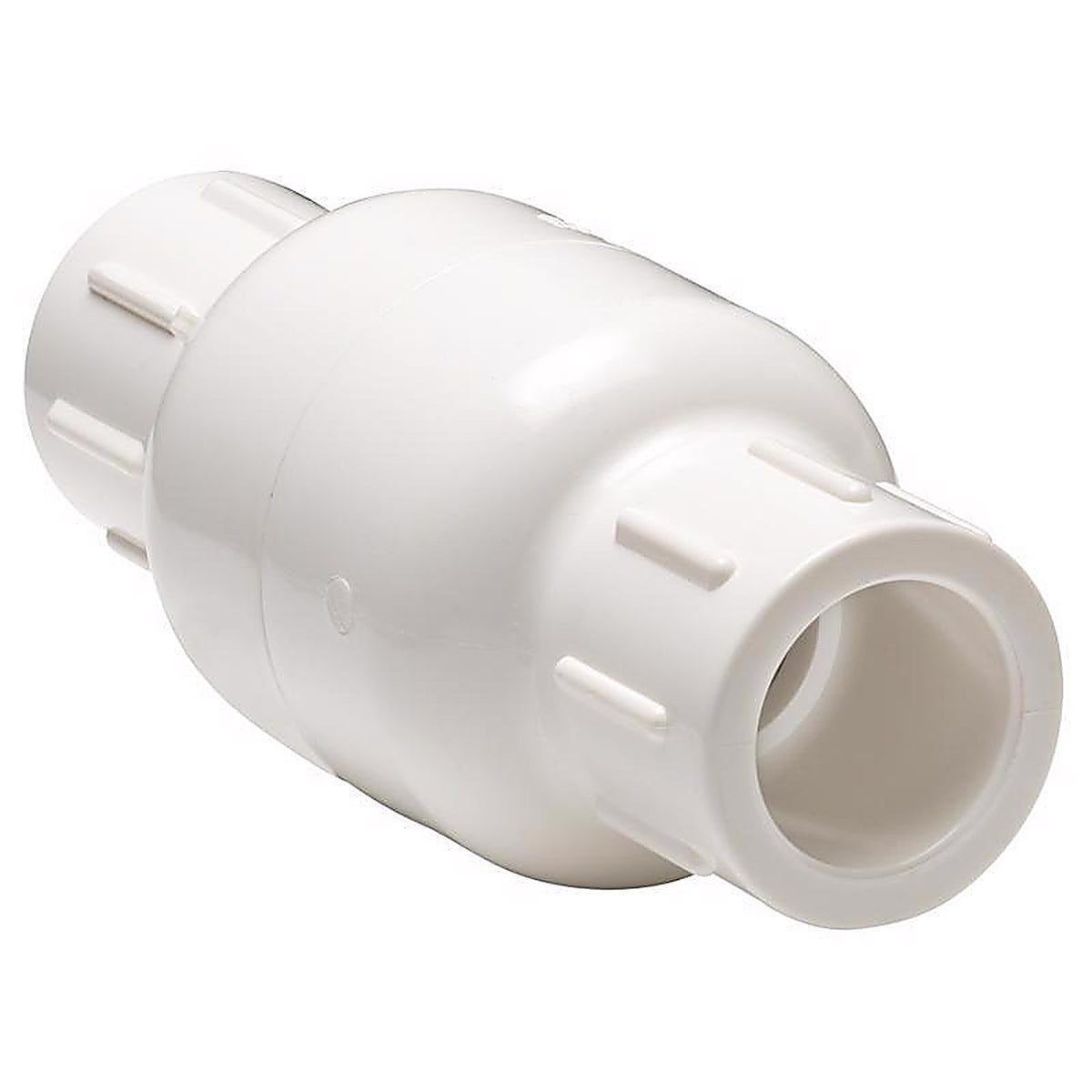Homewerks VCKP40E6B 1-1/4 in. D X 1-1/4 in. D Solvent PVC Spring Loaded Check Valve