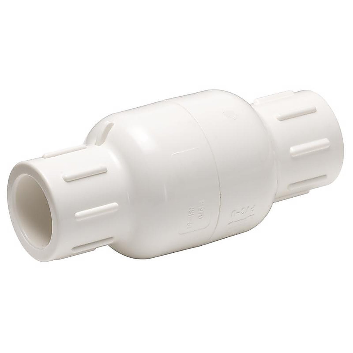 Homewerks VCKP40E7B 1-1/2 in. D X 1-1/2 in. D Solvent PVC Spring Loaded Check Valve