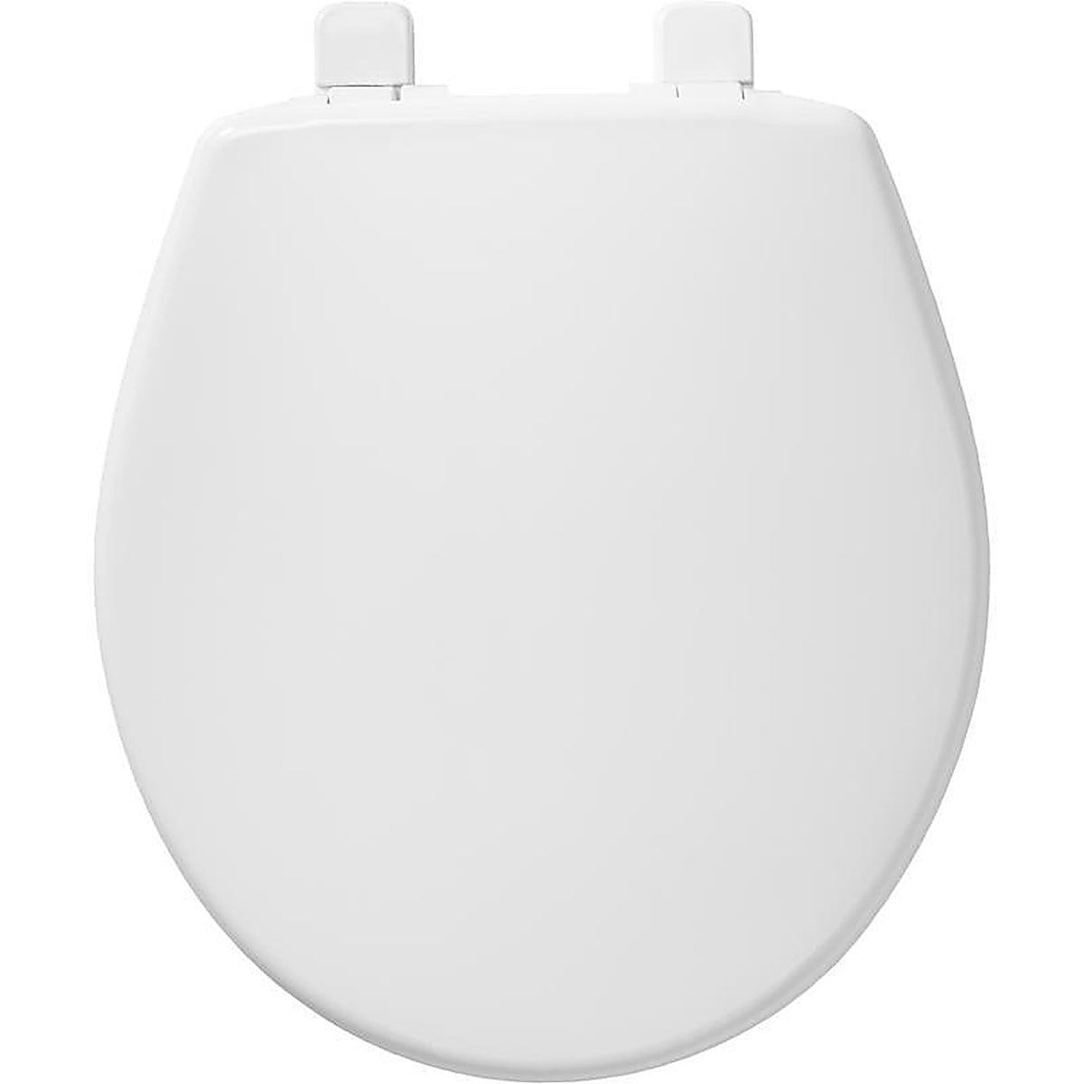 Bemis 80SLOW-000 Mayfair Slow Close Round White Plastic Toilet Seat