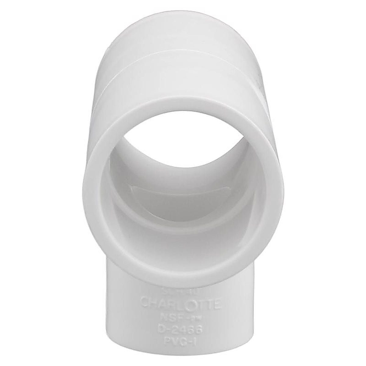 Charlotte Pipe PVC024013000 Schedule 40 1 in. Slip x 3/4 in. Dia. Slip PVC Reducing Tee