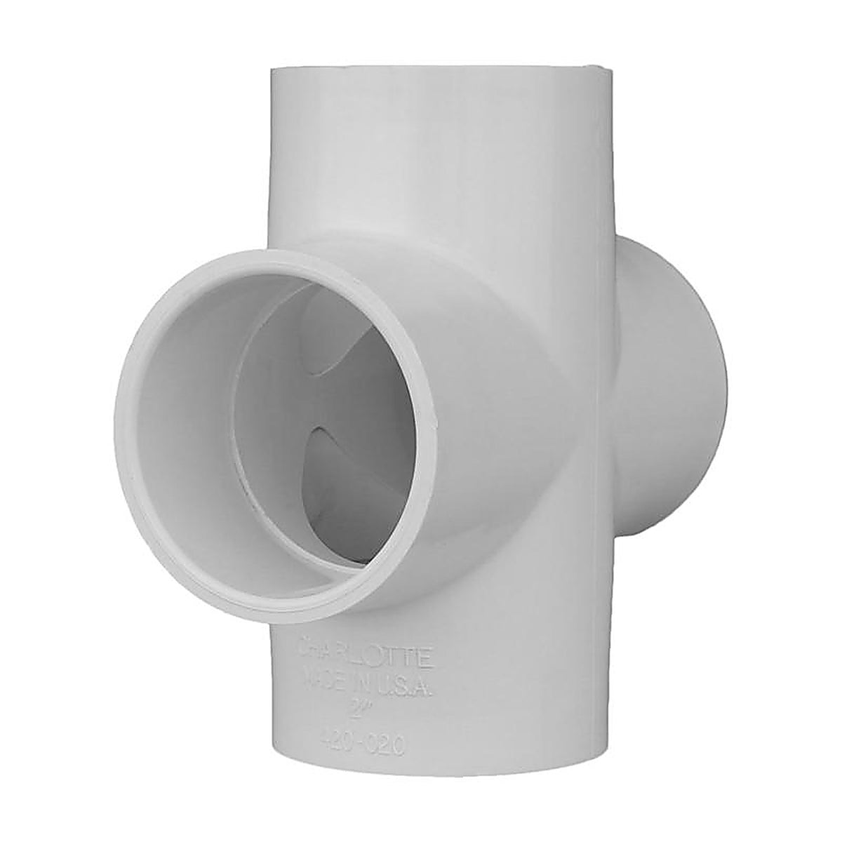 Charlotte Pipe PVC024101200 Schedule 40 1-1/2 in. Slip x 1-1/2 in. Dia. Slip PVC Cross