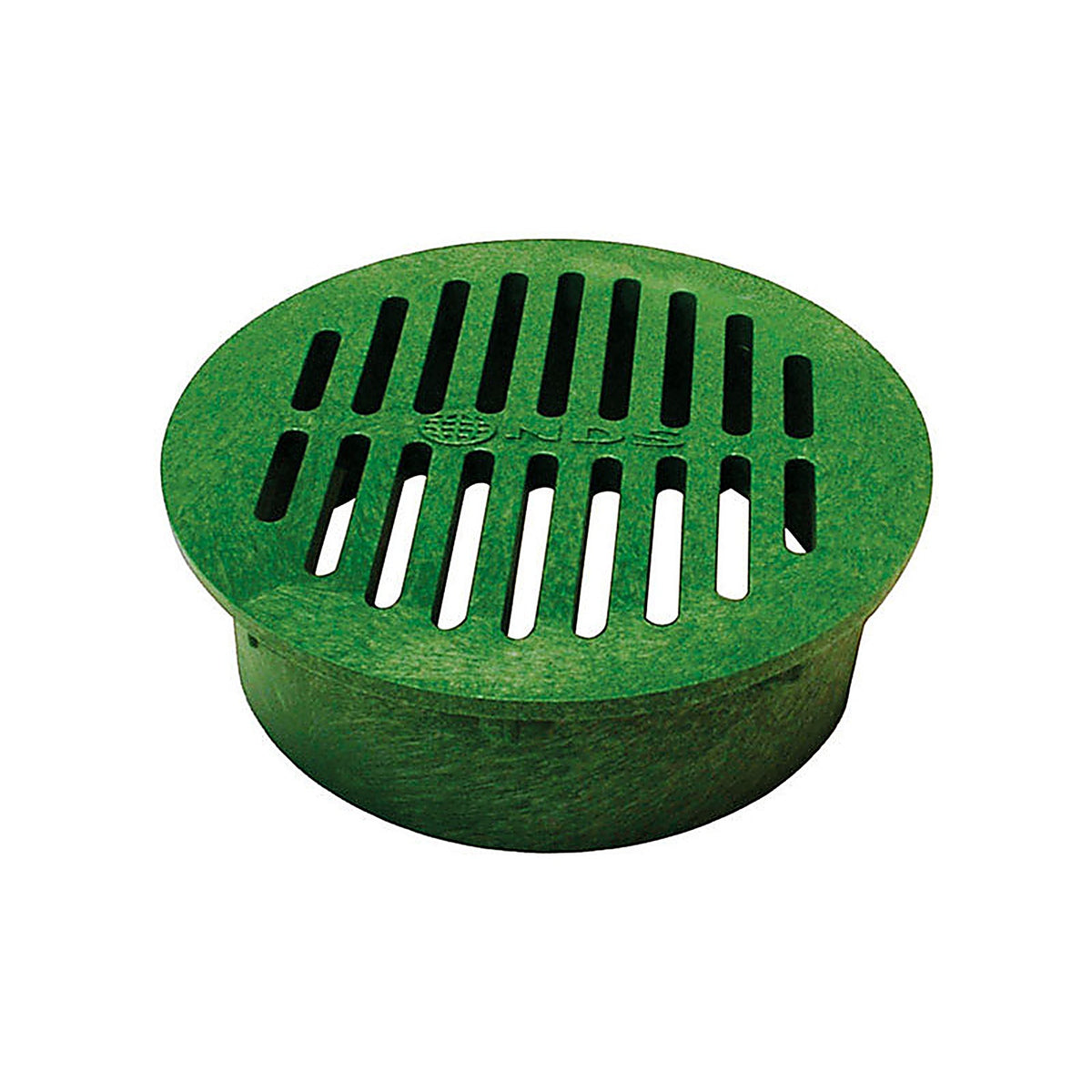 NDS 50 6 in. Green Round Polyolefin Drain Grate