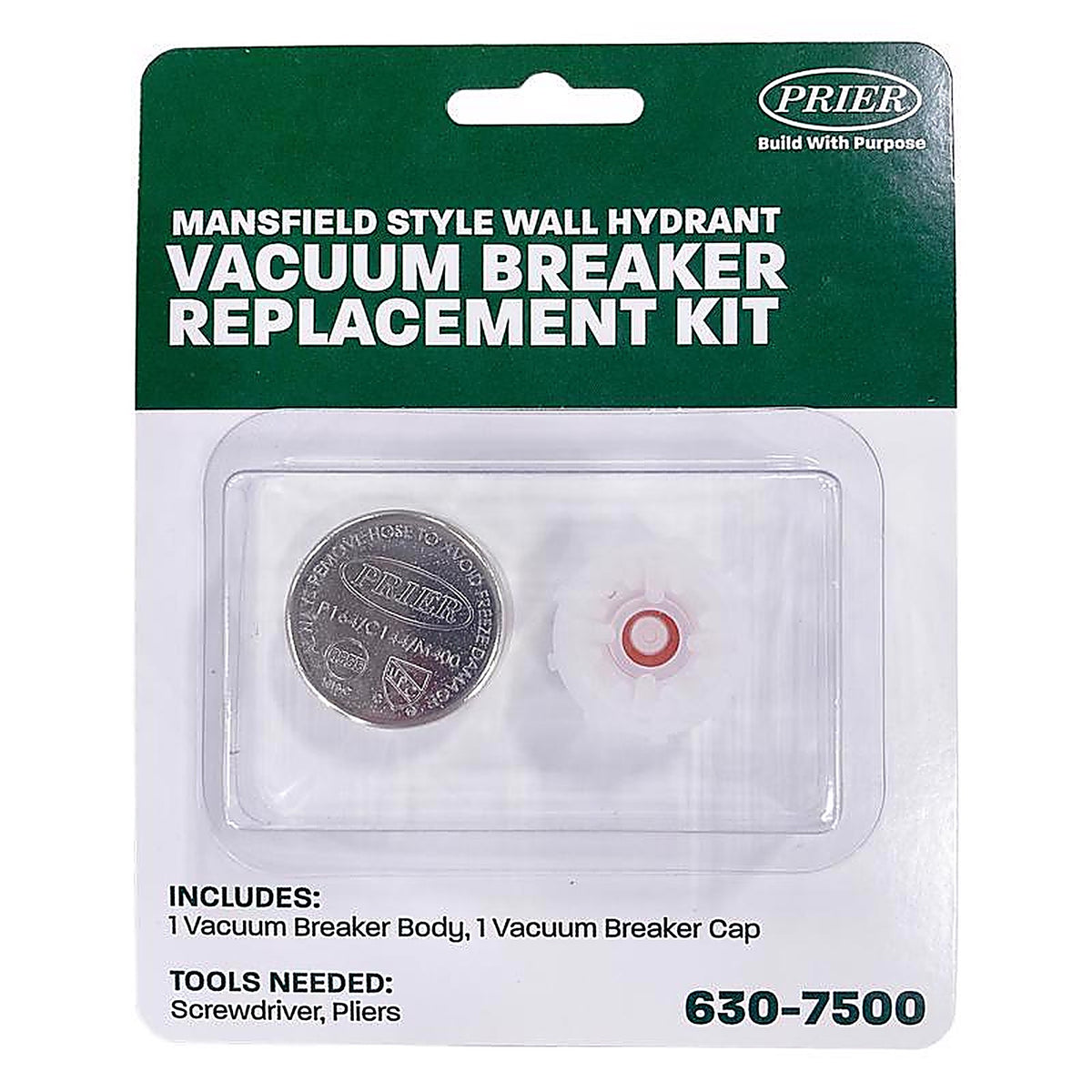 Prier - 630-7500 - Mansfield Aluminum Vacuum Breaker Repair Kit 1 Piece
