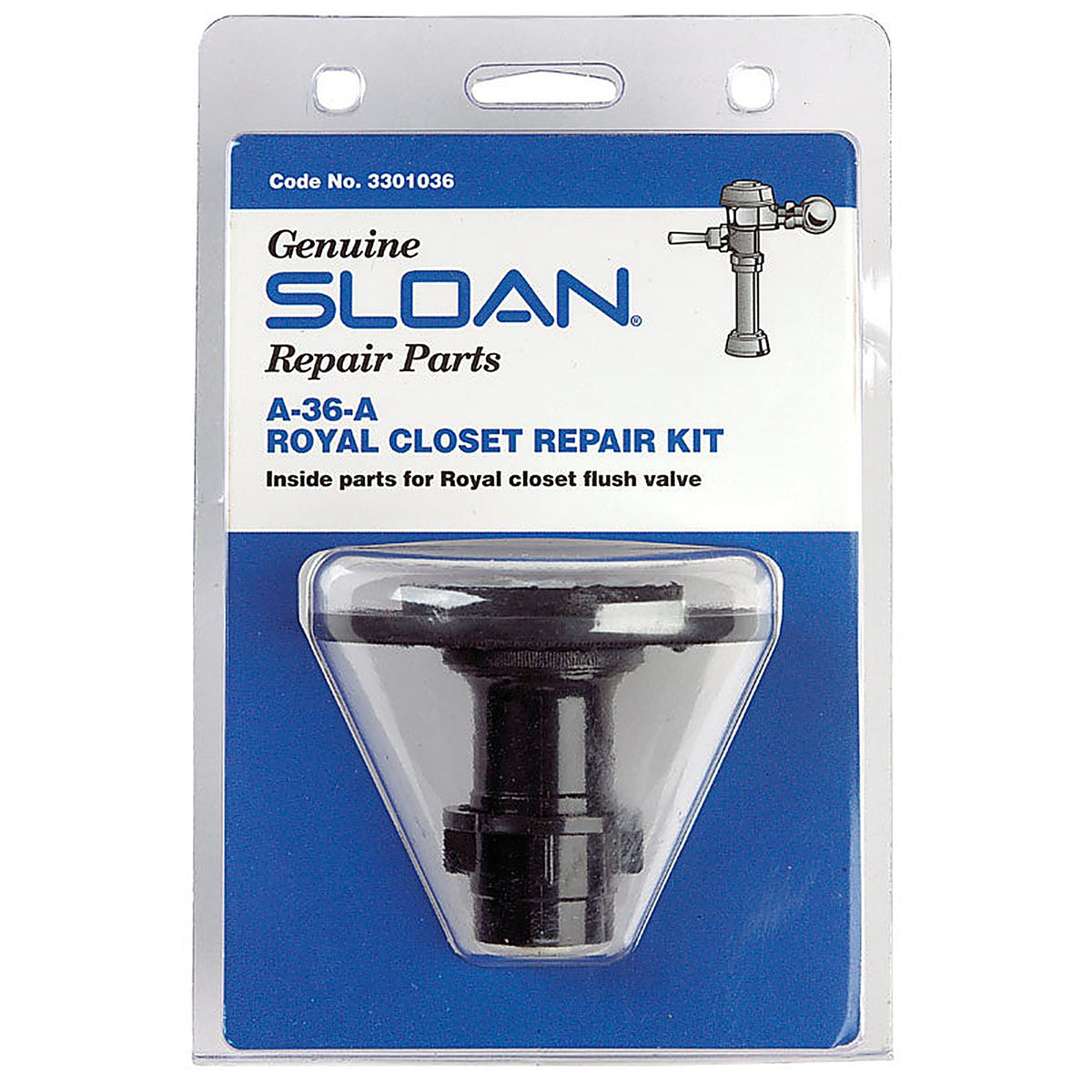 Sloan 3301036 Regal Toilet Repair Kit Black Plastic
