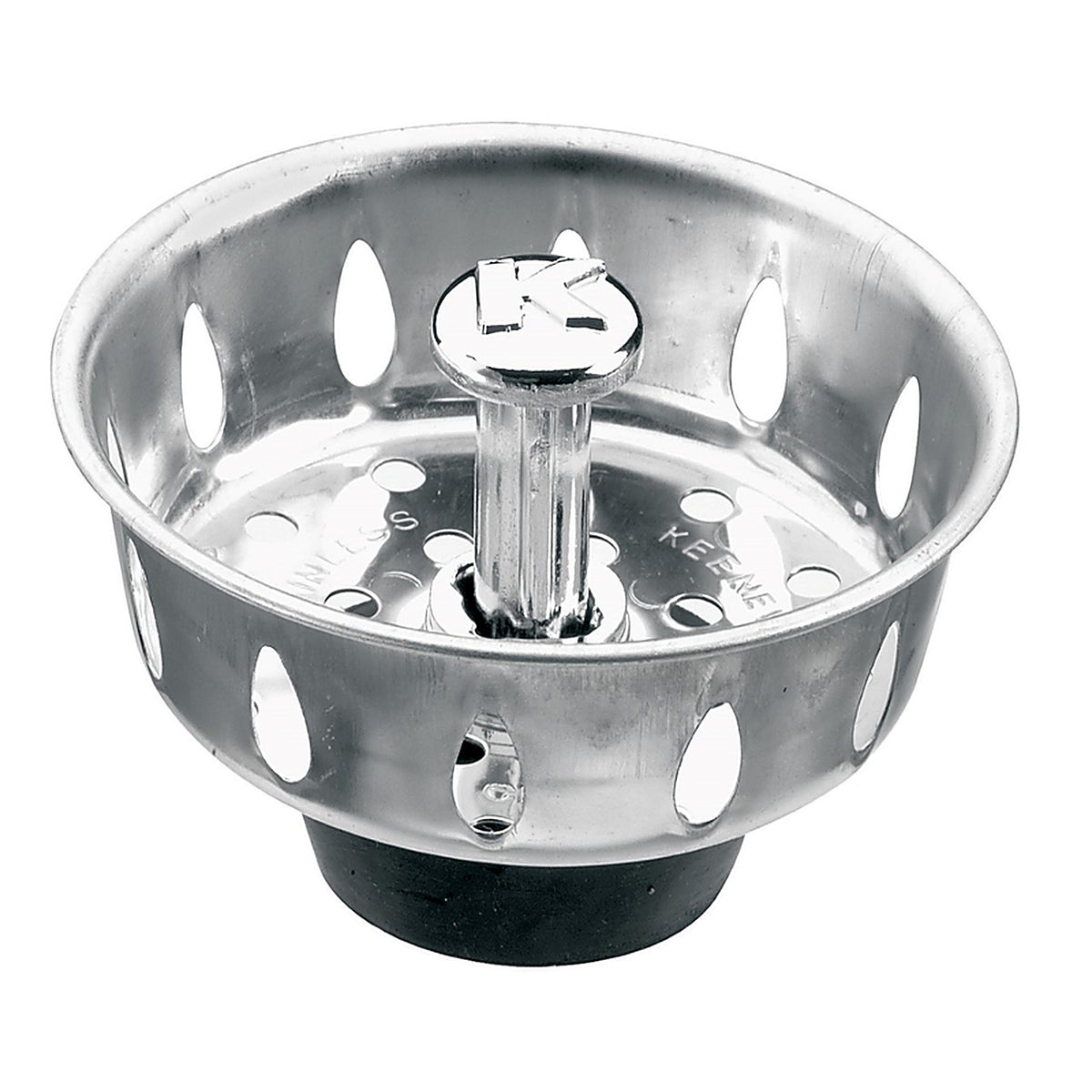 Plumb Pak PP820-25 3-1/2 in. D Chrome Stainless Steel Replacement Strainer Basket Silver