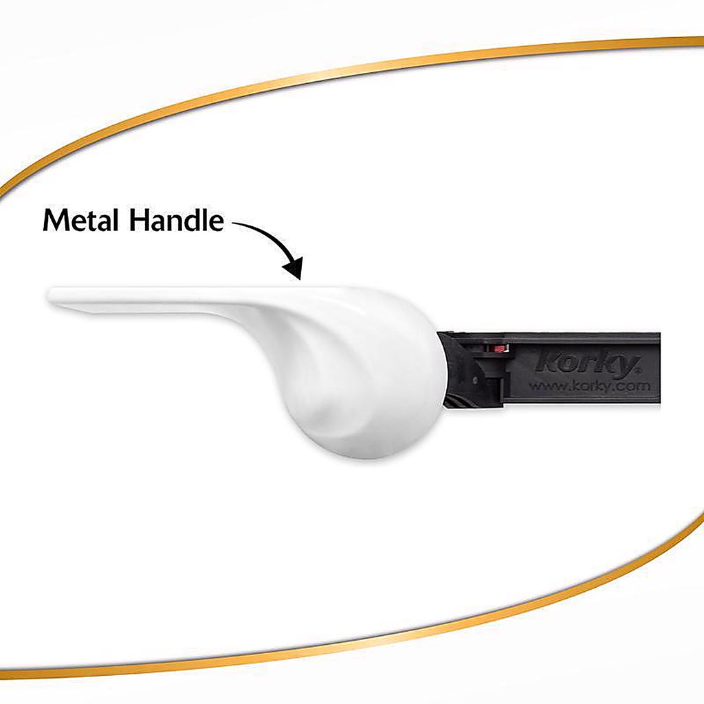 Korky 6062BP StrongARM Handle and Lever ,Wave White Tank Lever