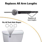 Korky 6050BP StrongARM Classic Style, Chrome Tank Lever