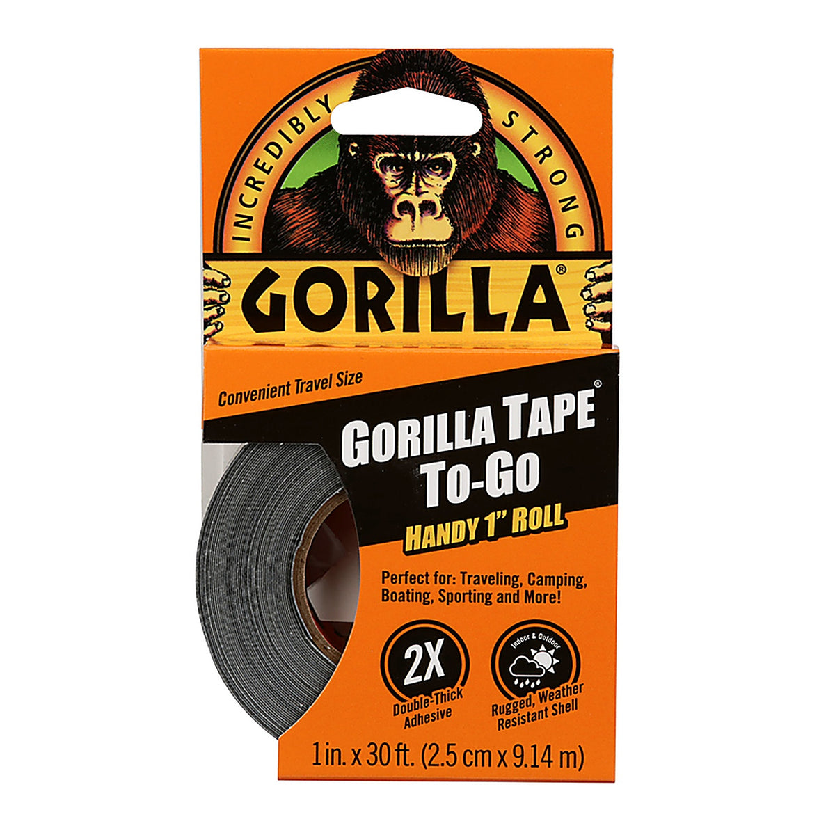 Gorilla 6100109 1 in. W x 30 ft. L Black Duct Tape