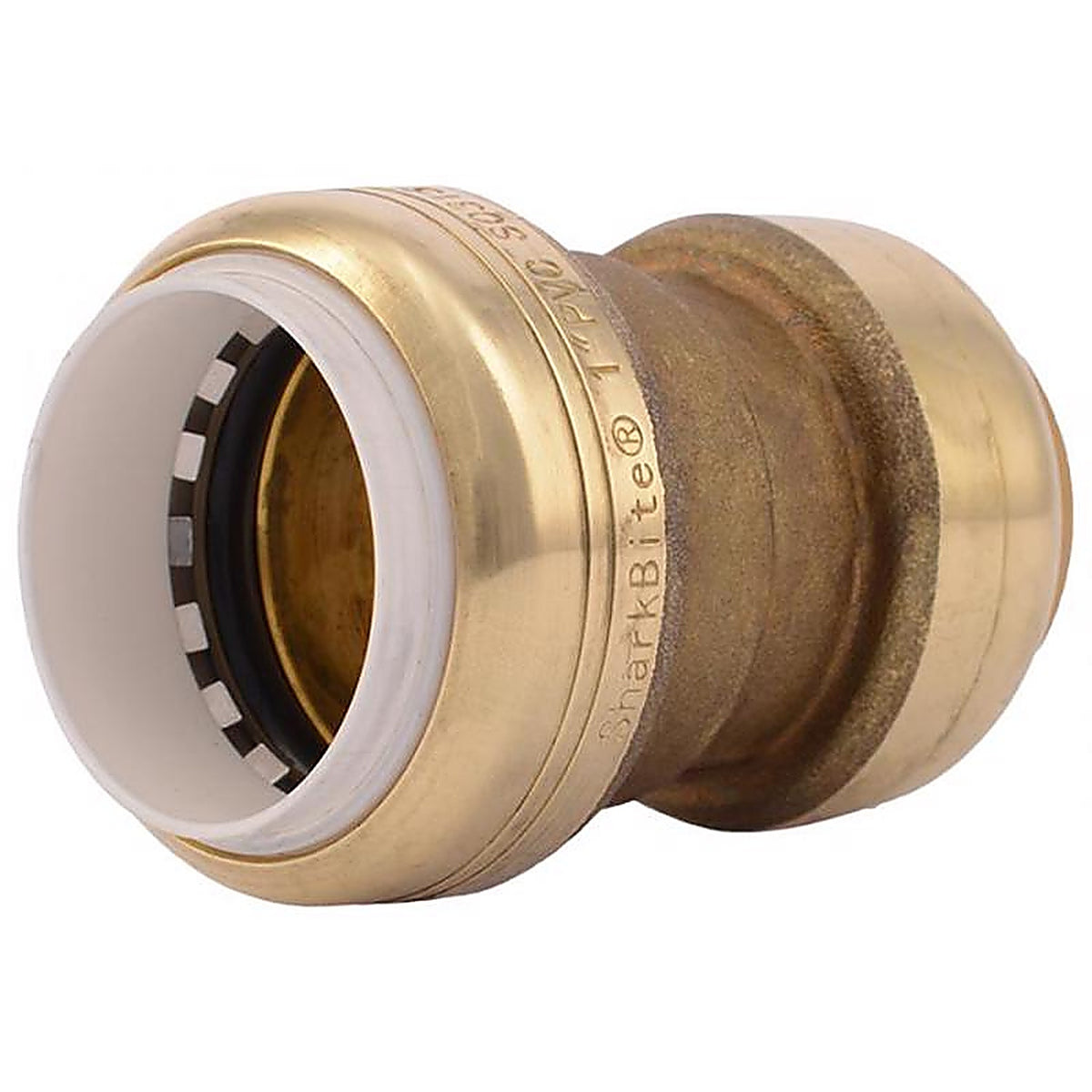 SharkBite UIP4020A Push to Connect 1 in. IPS x 1 in. Dia. CTS Brass Coupling