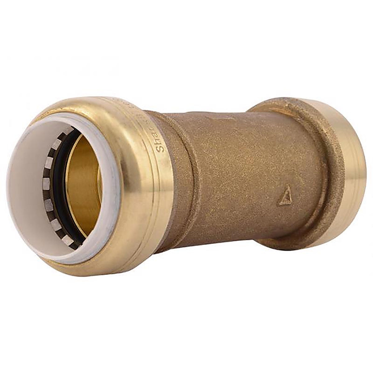 SharkBite UIP3020A Push to Connect 1 in. IPS T X 1 in. D IPS Brass Coupling
