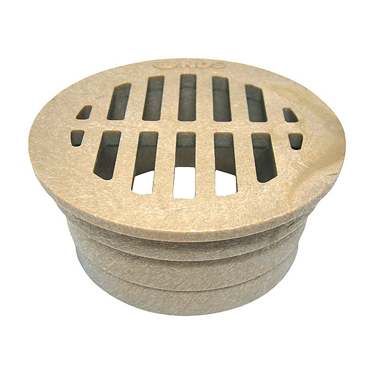 NDS 16S 3 in. Sand Round Polyolefin Drain Grate
