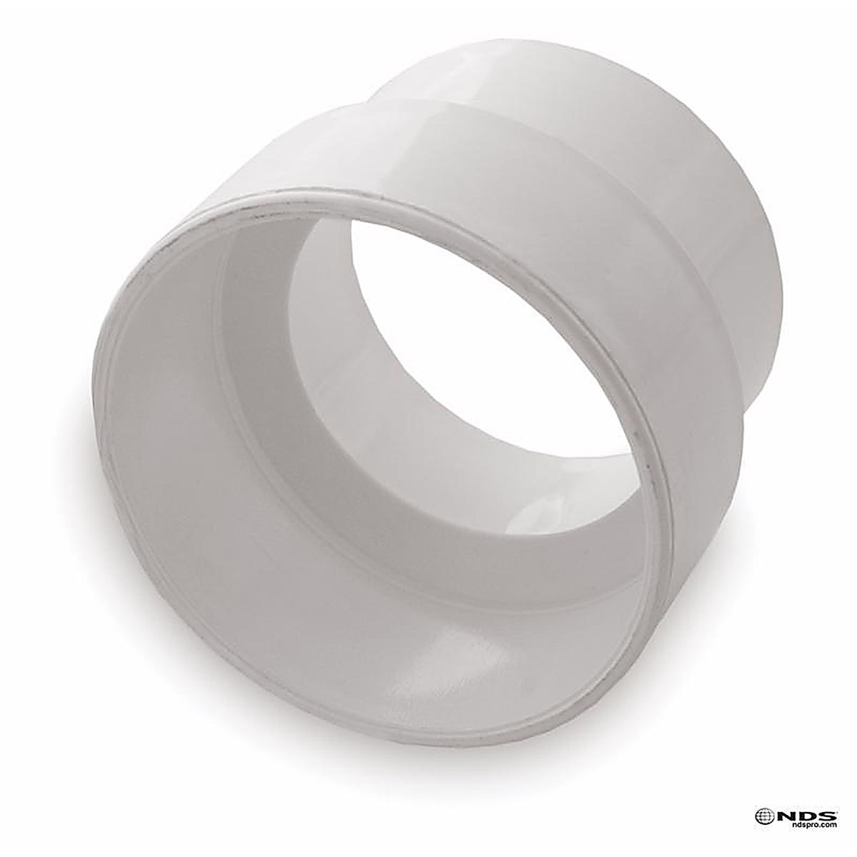 NDS 3P12 Schedule 35 4 in. Hub each X 3 in. D Hub PVC Reducing Coupling