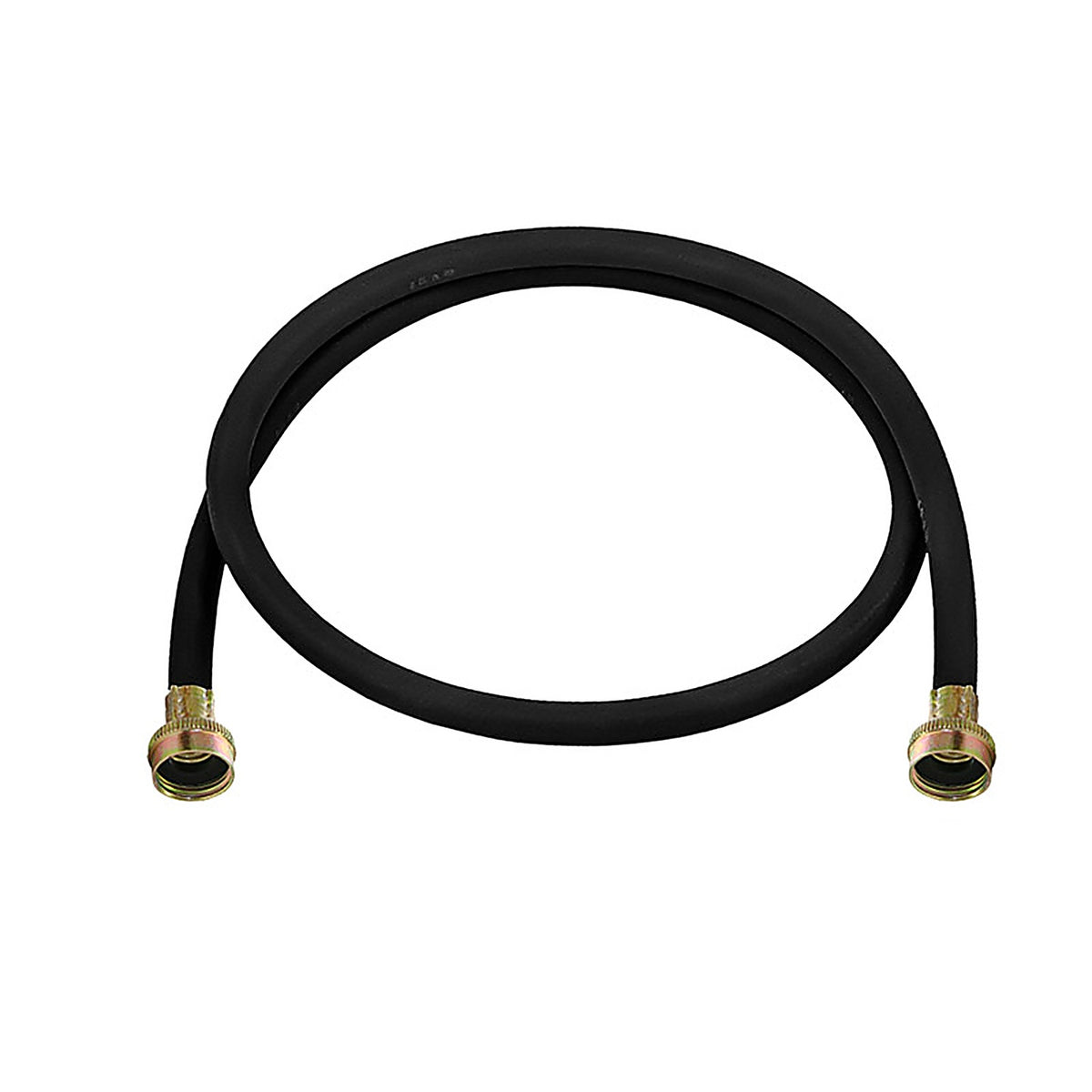 UDP WA6107004 Rubber Washing Machine Hose 3/8 in. Dia. x 4 ft. L 3/8 in.