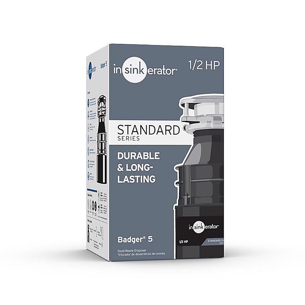 InSinkErator - BADGER5 - Badger 5 1/2 HP Continuous Feed Garbage Disposal