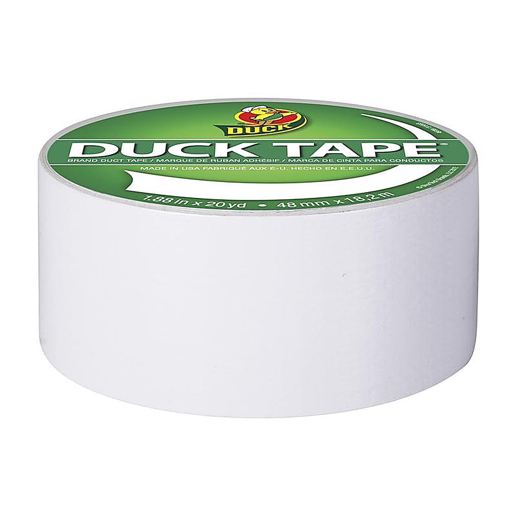 Duck 1265015 1.88 in. W x 20 yd. L White Solid Duct Tape