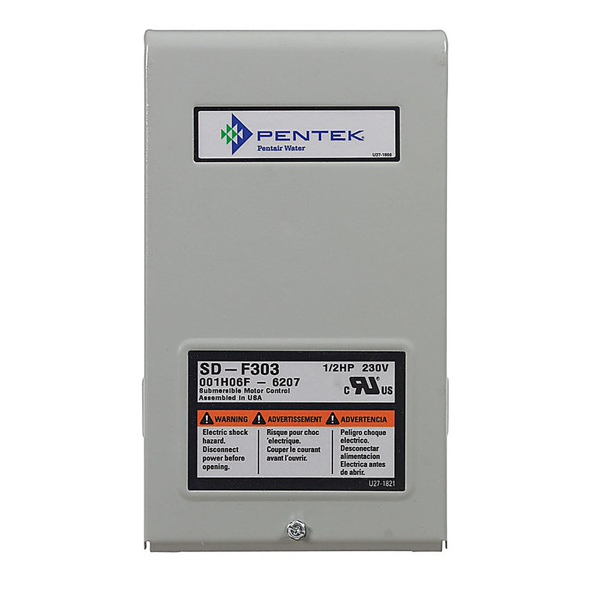 Parts 2O - FP217-810-P2 - 3.4 In. H X 9 In. W X 5.2 In. L Pump Control Box