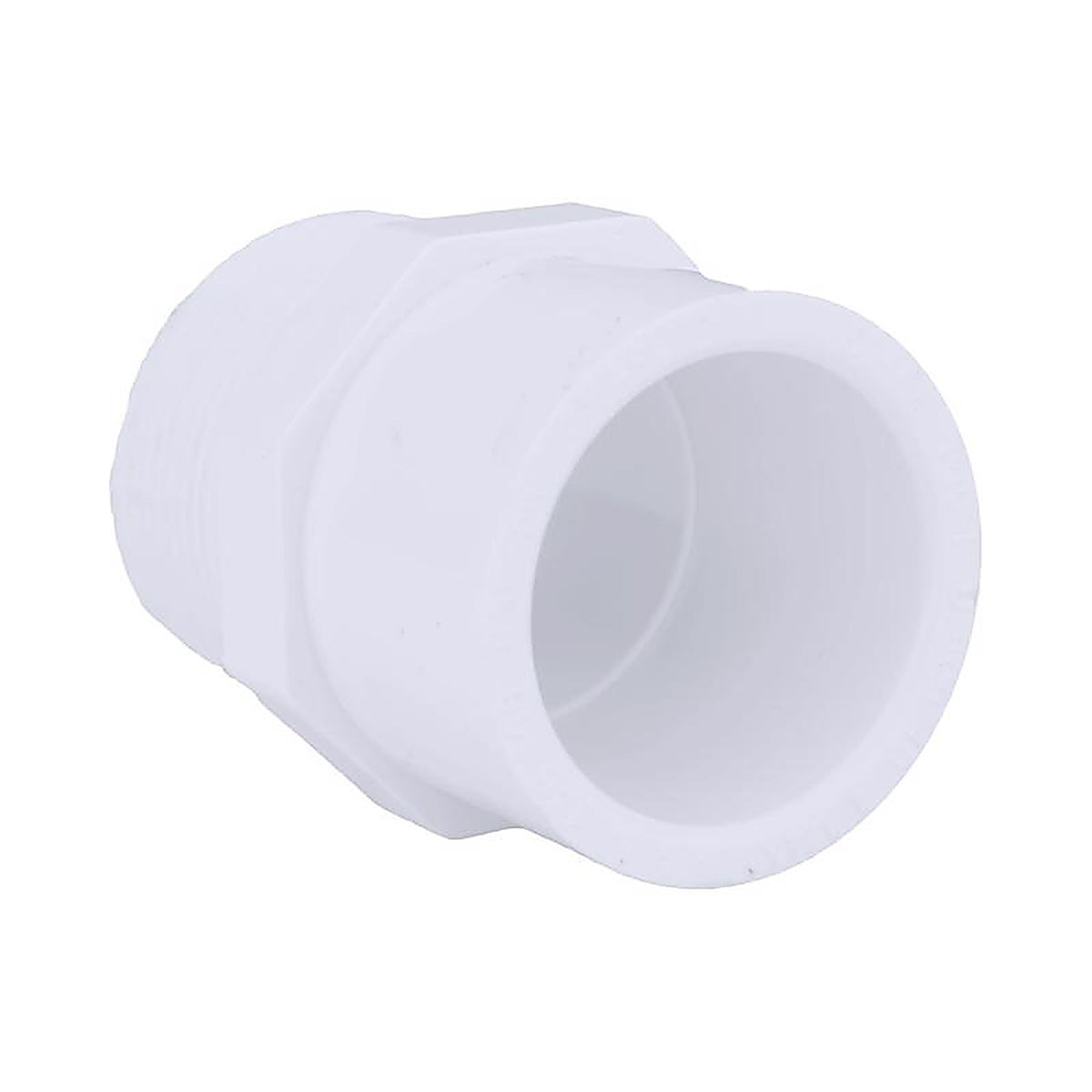 Charlotte Pipe PVC021101600 Schedule 40 2 in. MPT x 1-1/2 in. Dia. Slip PVC Adapter