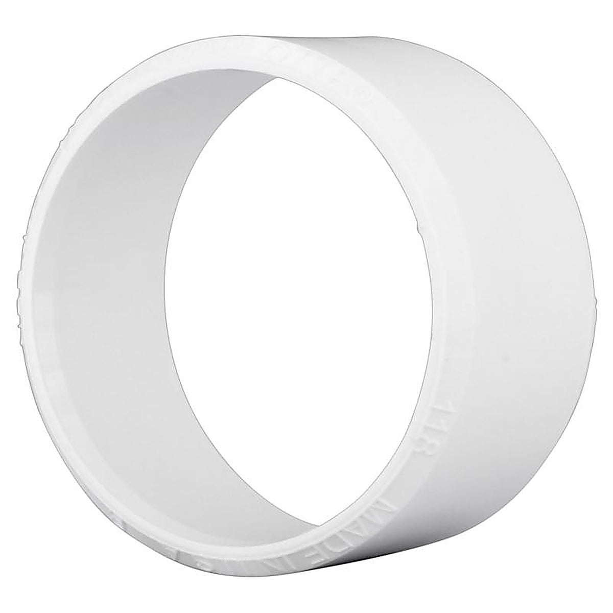 Charlotte Pipe PVC001180800 4 in. Spigot x 4 in. Dia. Hub PVC Adapter Bushing