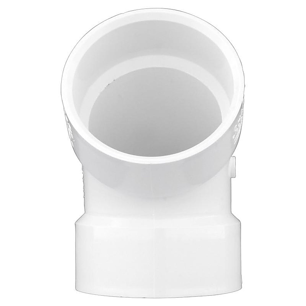 Charlotte Pipe PVC003191200 Schedule 40 4 in. Hub x 4 in. Dia. Hub PVC Elbow