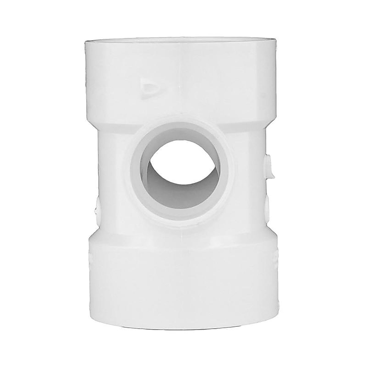 Charlotte Pipe PVC004291800 Schedule 40 4 in. Hub x 4 in. Dia. Hub PVC Sanitary Tee